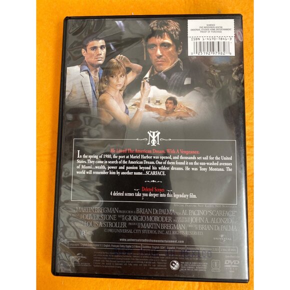 Scarface DVD Widescreen Edition Starring Al Pacino - Picture 3 of 3